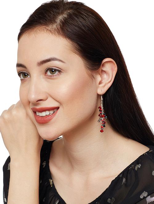 multi colored metal drop earring - 15079556 - Very Small Image - 1