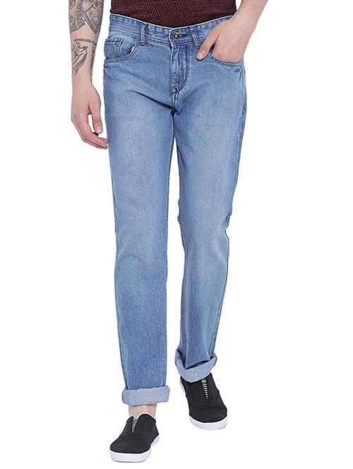 light blue denim washed jeans - 15080087 - Very Small Image - 1