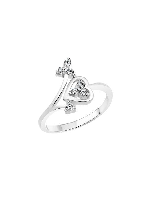 silver metal finger ring - 15080216 - Very Small Image - 1