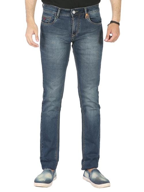 blue denim washed jeans - 15080482 - Very Small Image - 1