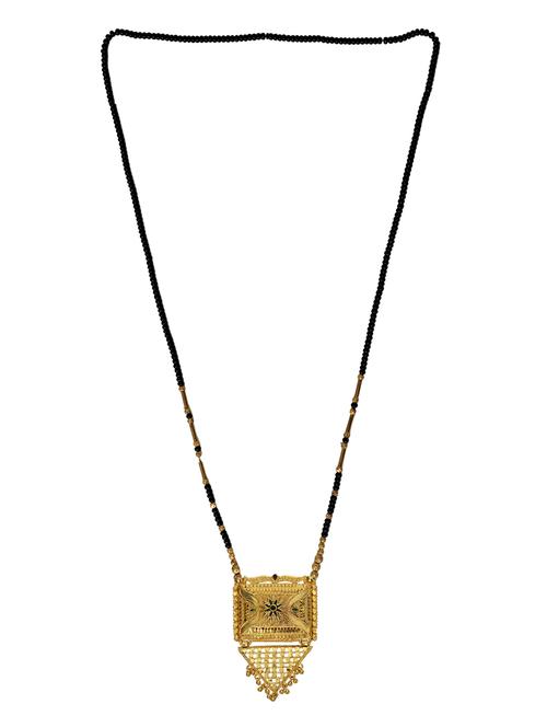 multi colored metal mangalsutra necklace - 15080961 - Very Small Image - 1