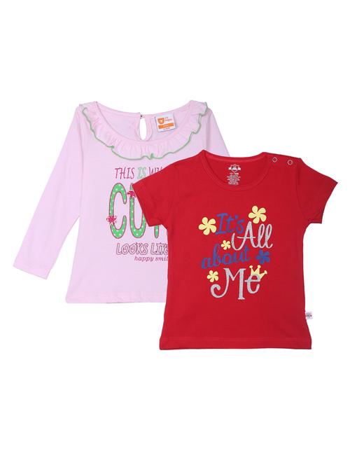 multi colored cotton regular tees - 15081245 - Very Small Image - 1