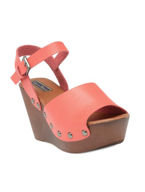 red ankle strap wedge - 15082460 - Very Small Image - 1