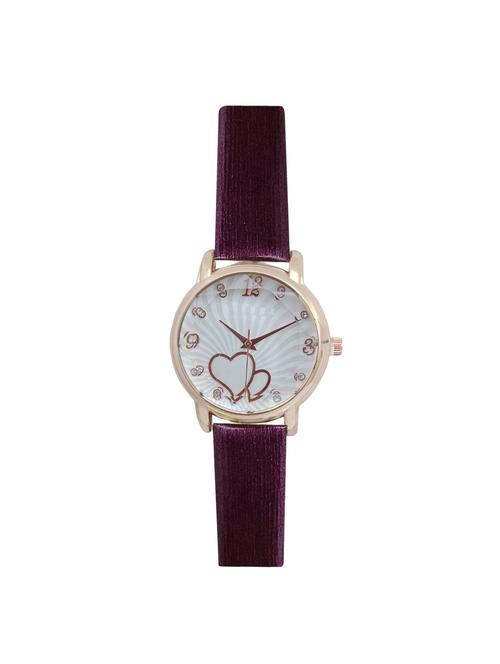 jm purple leatherette watch - 15083150 - Very Small Image - 1