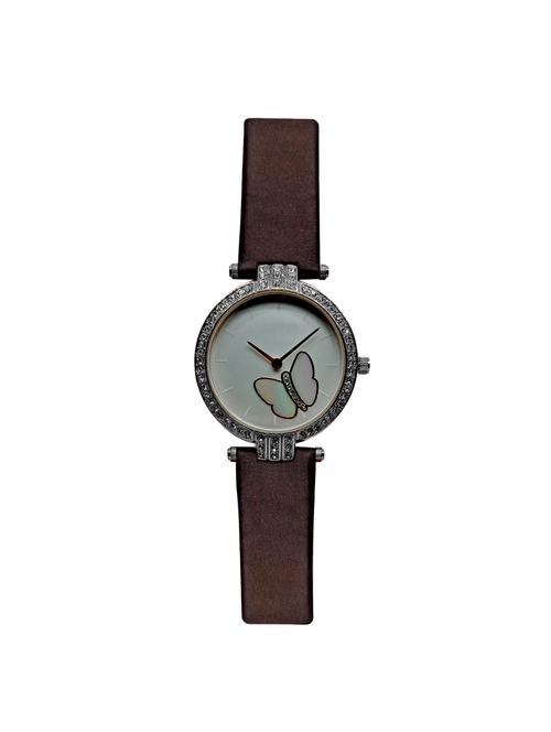 jm brown leatherette watch - 15083180 - Very Small Image - 1