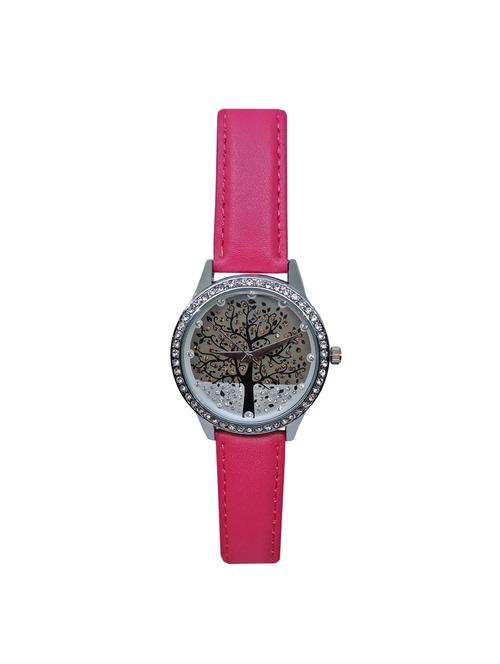 jm pink leatherette watch - 15083195 - Very Small Image - 1