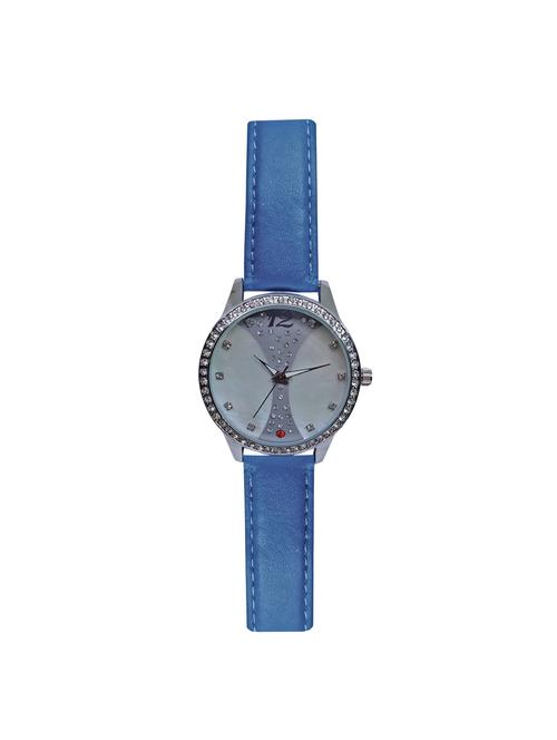 blue leatherette watch - 15083217 - Very Small Image - 1