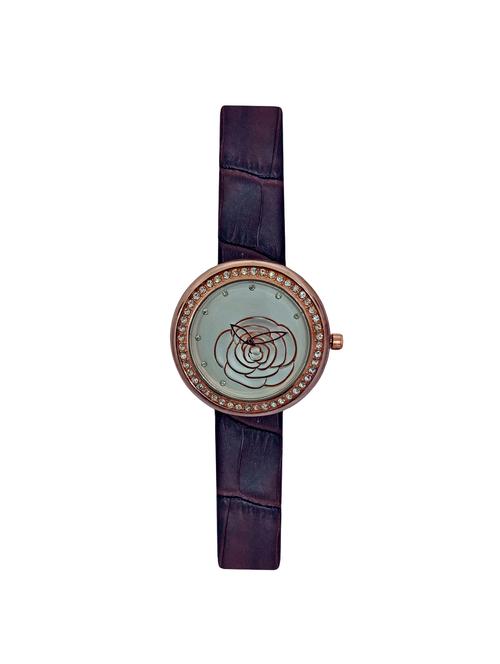 brown leatherette watch - 15083233 - Very Small Image - 1