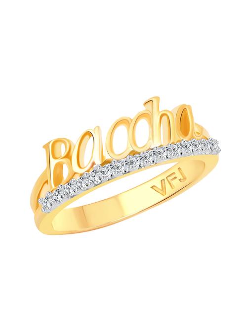 gold plated finger ring - 15084938 - Very Small Image - 1
