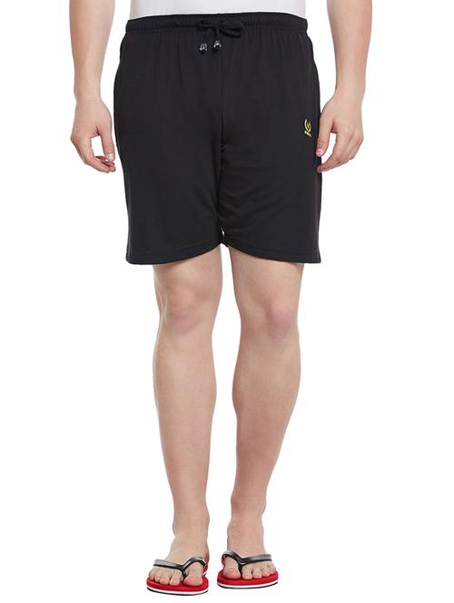 black cotton shorts - 15085487 - Very Small Image - 1
