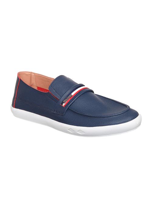 navy leatherette casual slipon - 15085853 - Very Small Image - 1