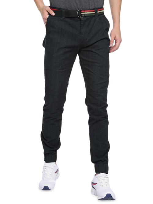 black cotton joggers - 15086494 - Very Small Image - 1