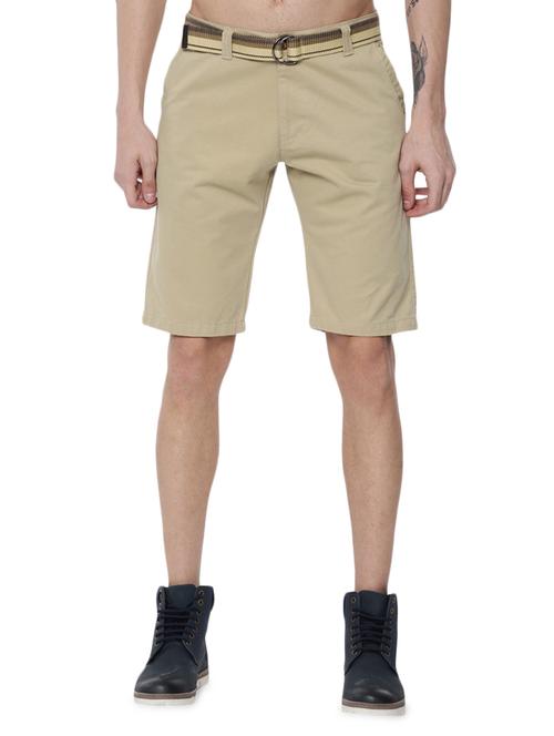 beige cotton shorts - 15086543 - Very Small Image - 1