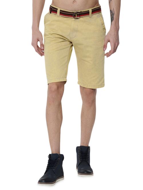 beige cotton shorts - 15086549 - Very Small Image - 1