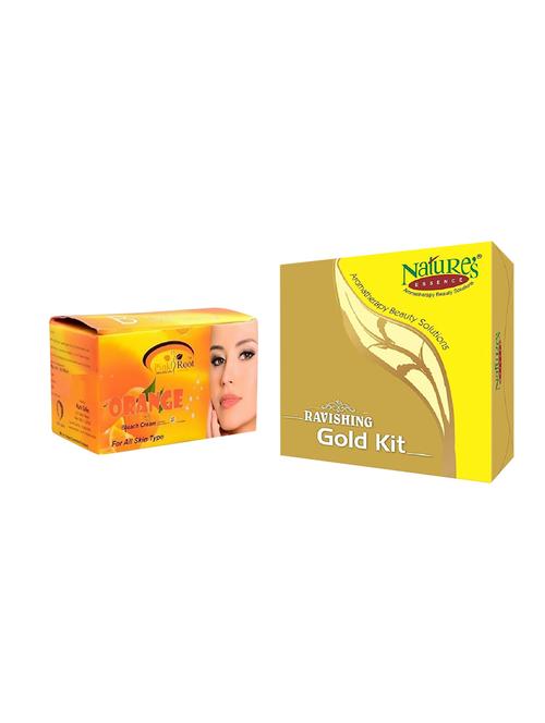 nature's essence ravishing gold kit 125g, pink root orange bleach 250g - 15087144 - Very Small Image - 1