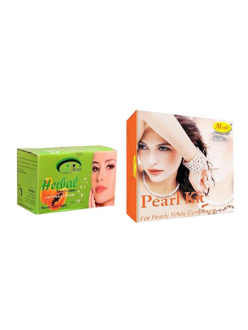 nature's essence pearl kit 180g, pink root herbal bleach 250g - 15087177 - Very Small Image - 1