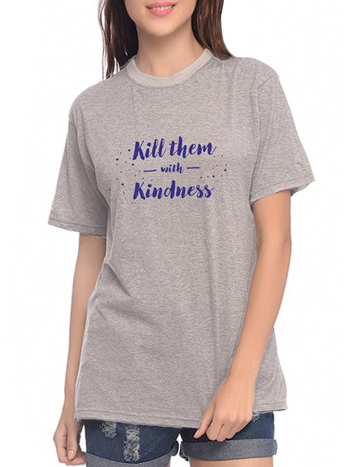 round neck quirky printed tee - 15091297 - Very Small Image - 1