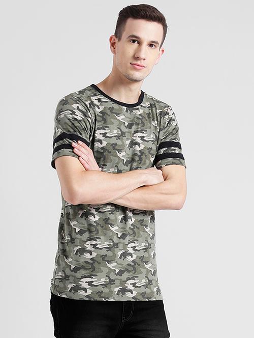 multi colored cotton all over print tshirt - 15092298 - Very Small Image - 1