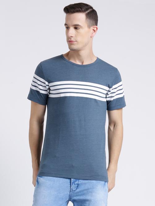 blue cotton t-shirt - 15092309 - Very Small Image - 1