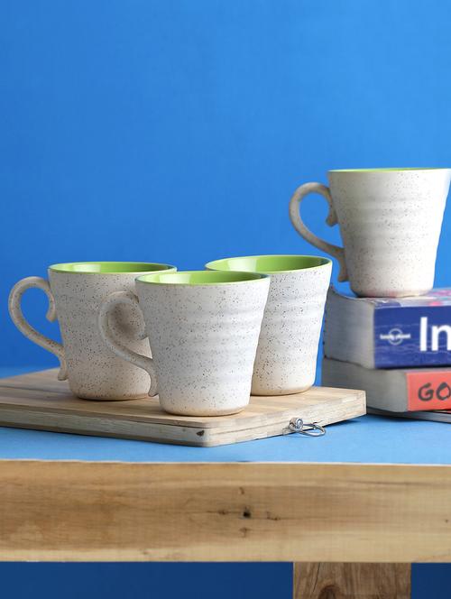 handmade ceramic mug - eco friendly drinkware -set of 4 - 15092453 - Very Small Image - 1