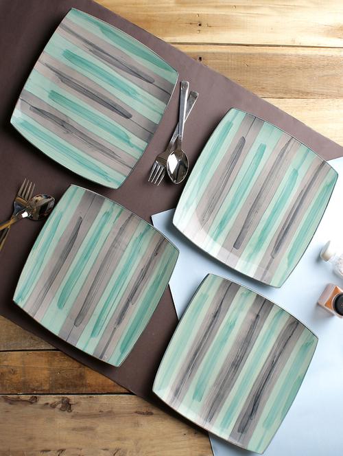 teal square dinner plates (set of 4) - 15092510 - Very Small Image - 1
