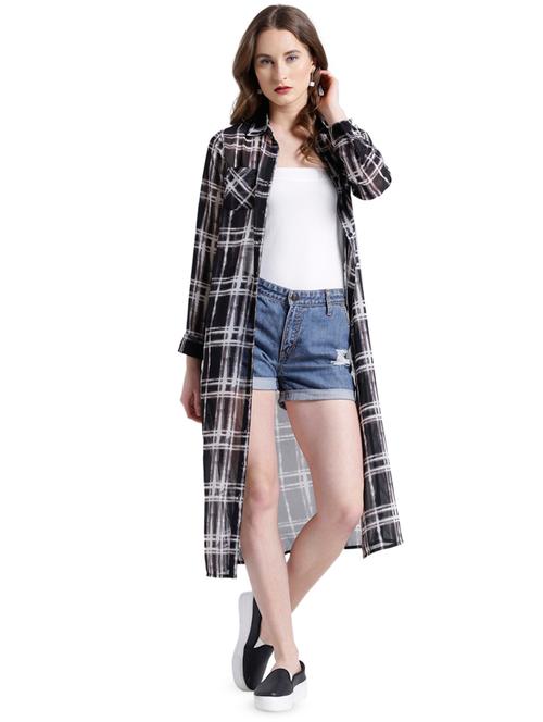 black checkered shrug - 15092597 - Very Small Image - 1