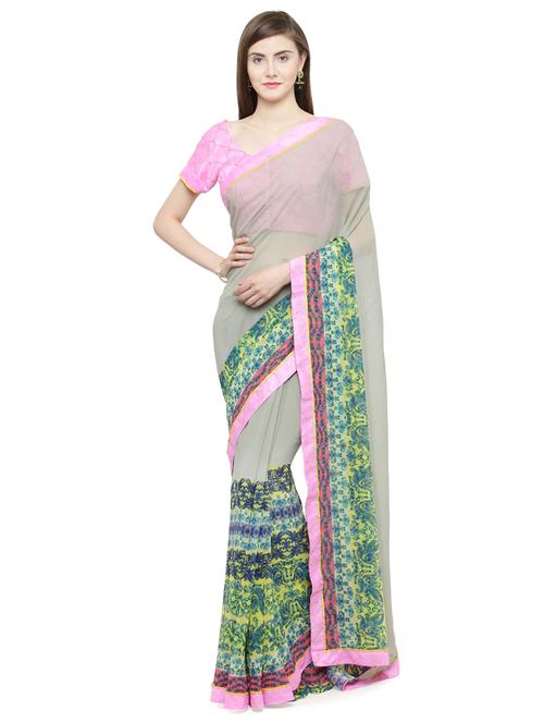 self design printed saree - 15093347 - Very Small Image - 1