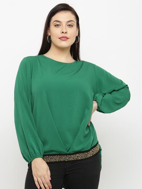 green solid top - 15093455 - Very Small Image - 1