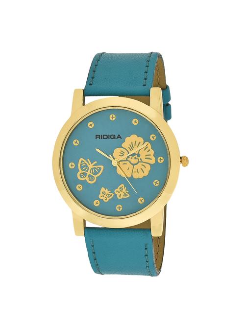 ridiqa blue leather watch - 15093541 - Very Small Image - 1