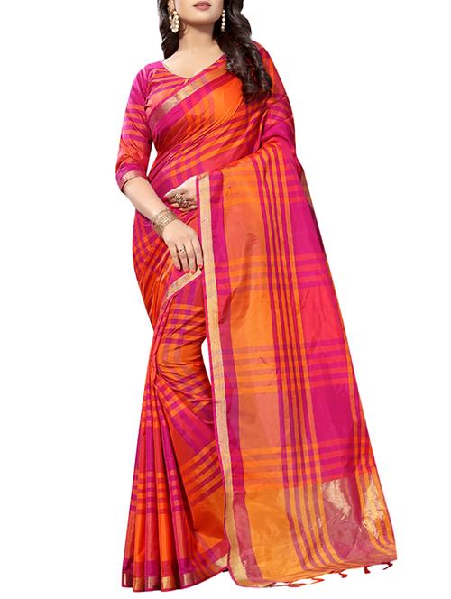 pink art silk mysore saree with blouse - 15094295 - Very Small Image - 1