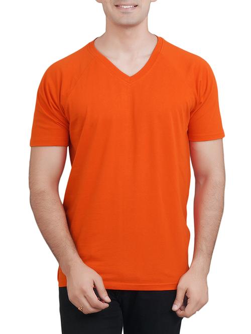orange cotton tshirt - 15094970 - Very Small Image - 1