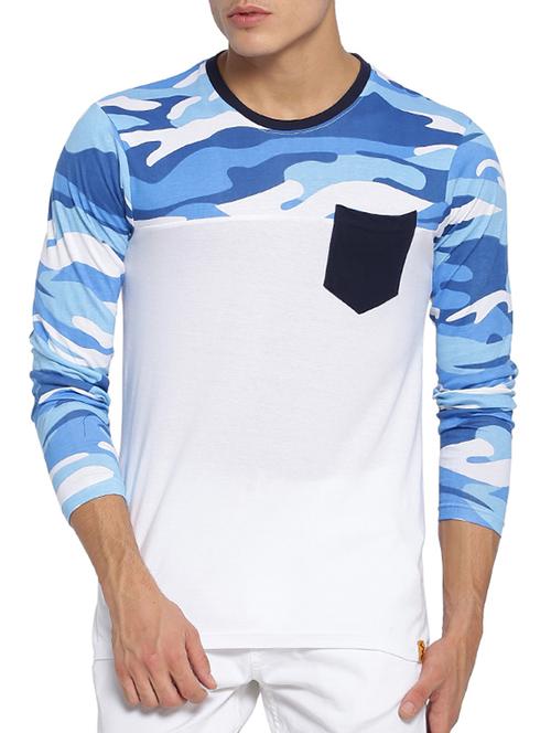 white cotton pocket t-shirt - 15095494 - Very Small Image - 1