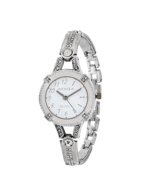 ridiqa metal strap analog watch - 15096913 - Very Small Image - 1