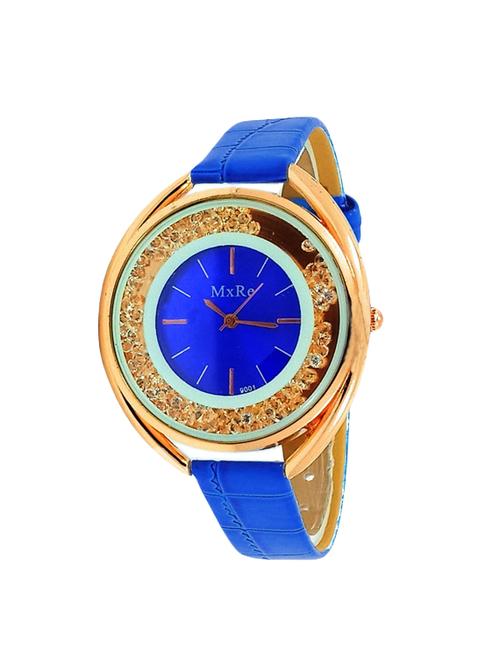 blue leatherette watch - 15098282 - Very Small Image - 1