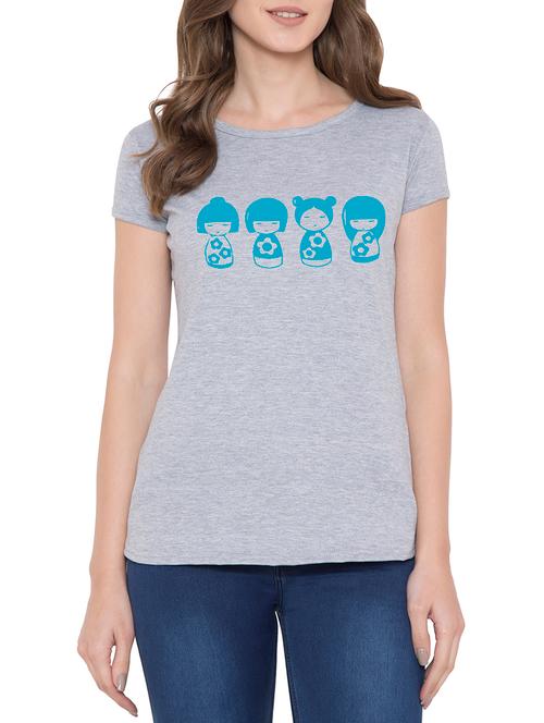 round neck graphic printed tee - 15101178 - Very Small Image - 1