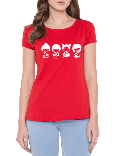 round neck graphic printed tee - 15101182 - Very Small Image - 1