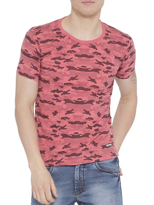 pink camouflage t-shirt - 15102286 - Very Small Image - 1