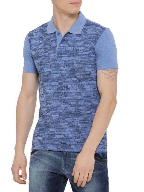 blue cotton blend tshirt - 15102306 - Very Small Image - 1