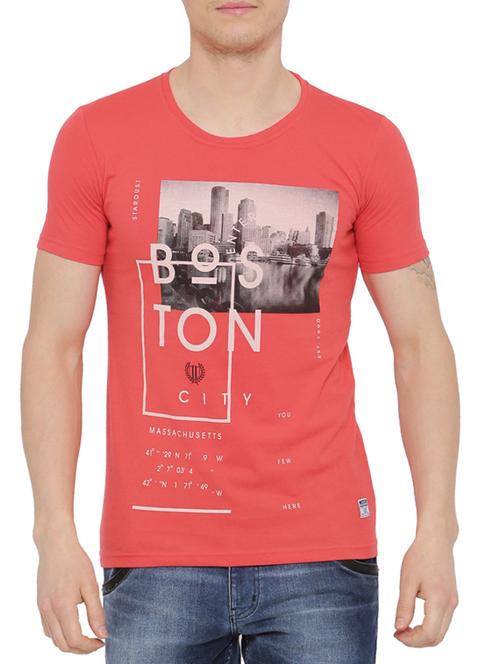 pink cotton blend tshirt - 15102324 - Very Small Image - 1