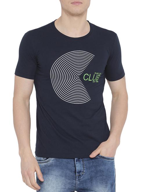 navy blue cotton blend tshirt - 15102330 - Very Small Image - 1