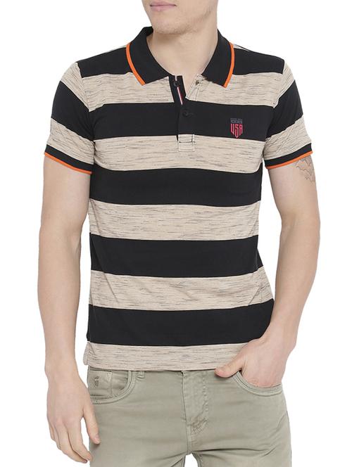black cotton blend tshirt - 15102345 - Very Small Image - 1