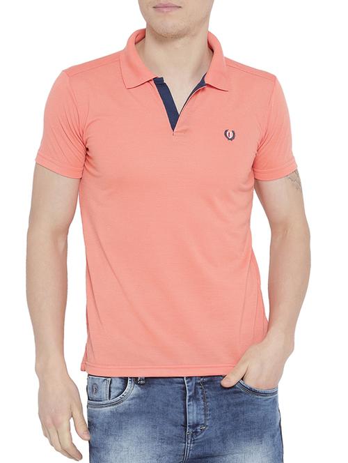 pink cotton blend tshirt - 15102347 - Very Small Image - 1