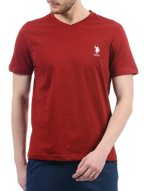 red cotton t-shirt - 15106345 - Very Small Image - 1