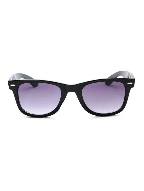 stacle retro square mirrored horn rimmed unisex wayfarer sunglasses - 15108036 - Very Small Image - 1