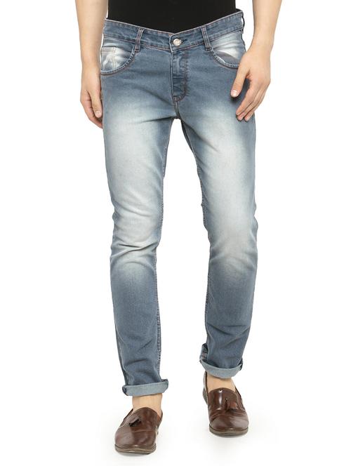 blue denim washed jeans - 15110042 - Very Small Image - 1