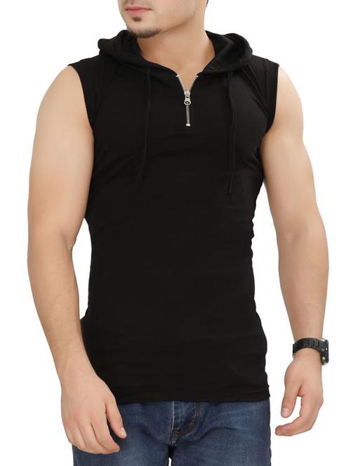 black cotton t-shirt - 15111350 - Very Small Image - 1