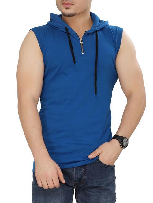 blue cotton t-shirt - 15111353 - Very Small Image - 1