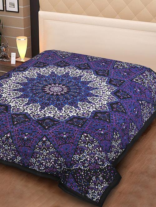 cotton double bedsheet without pillow covers - 15112635 - Very Small Image - 1