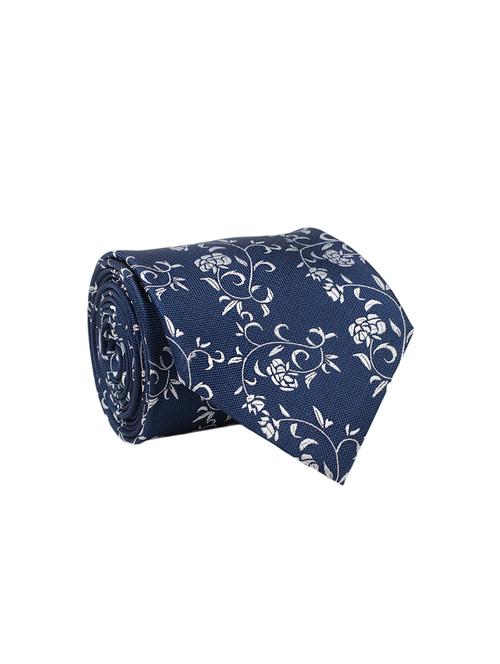 blue micro fiber tie - 15114536 - Very Small Image - 1