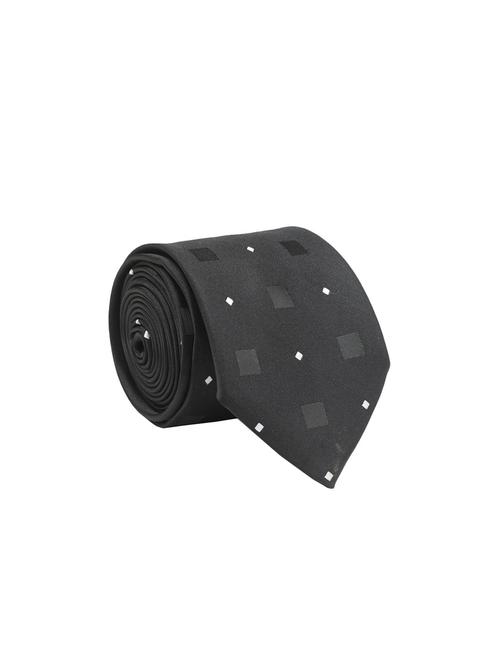 black micro fiber tie - 15114557 - Very Small Image - 1